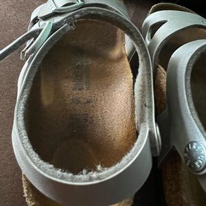 Birkenstock Silver Rio Sandals